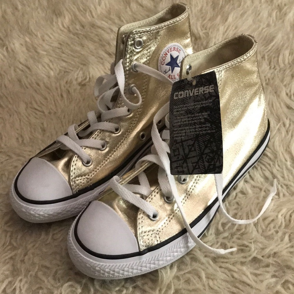 Converse high tops gold BN